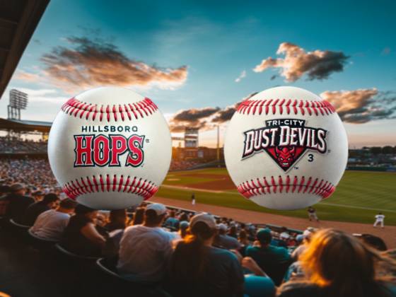 Hillsboro Hops at Tri-City Dust Devils
